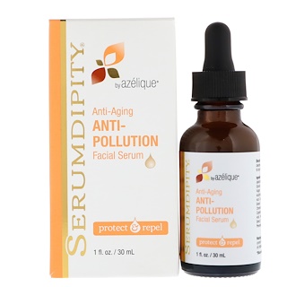 Azelique, Serumdipity, Anti-Aging Anti-Pollution, Facial Serum, 1 fl oz (30 ml)