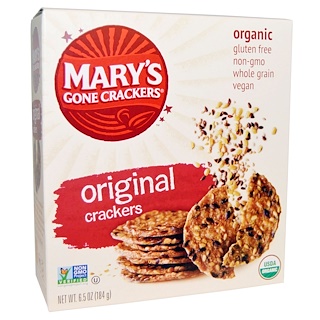 Mary's Gone Crackers, Настоящие крекеры, 6,5 унции (184 г)