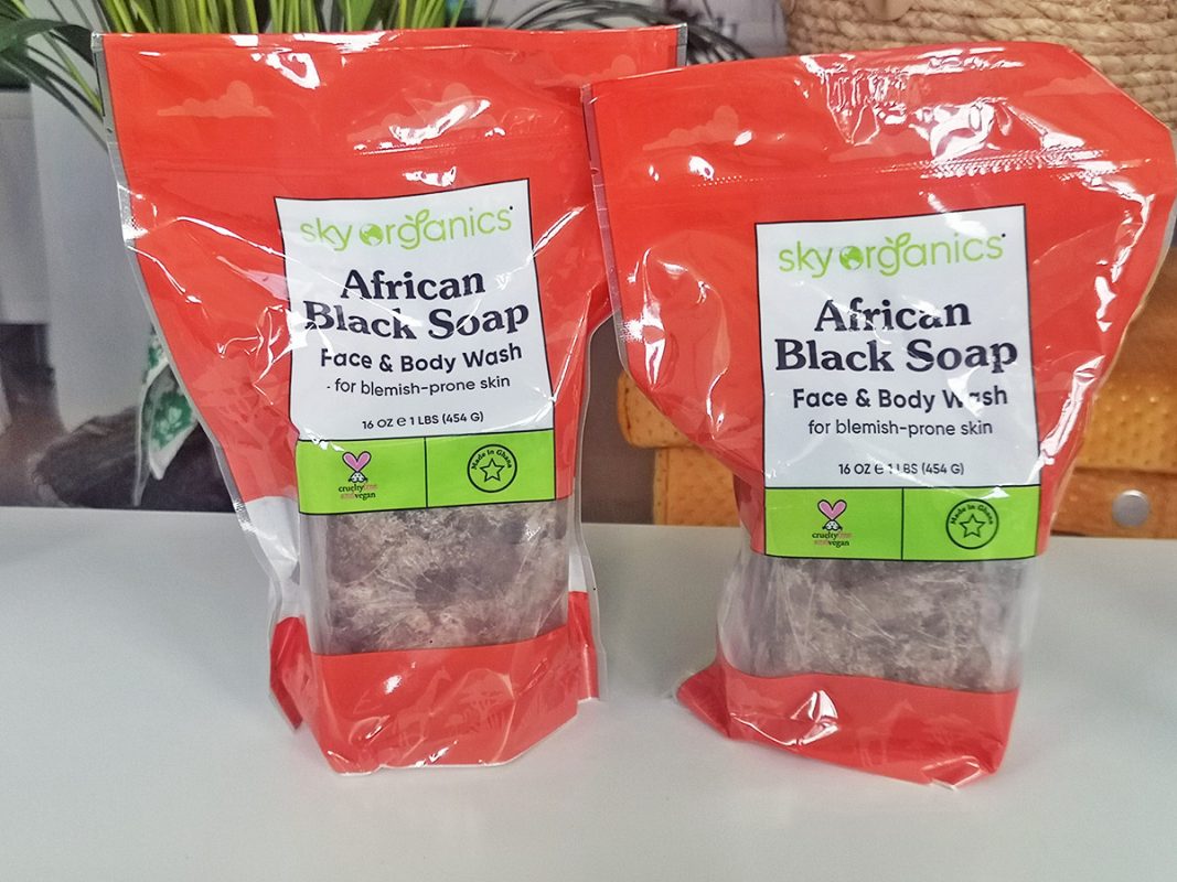 Лучшее черное мыло Sky Organics All-Natural African Black Soap